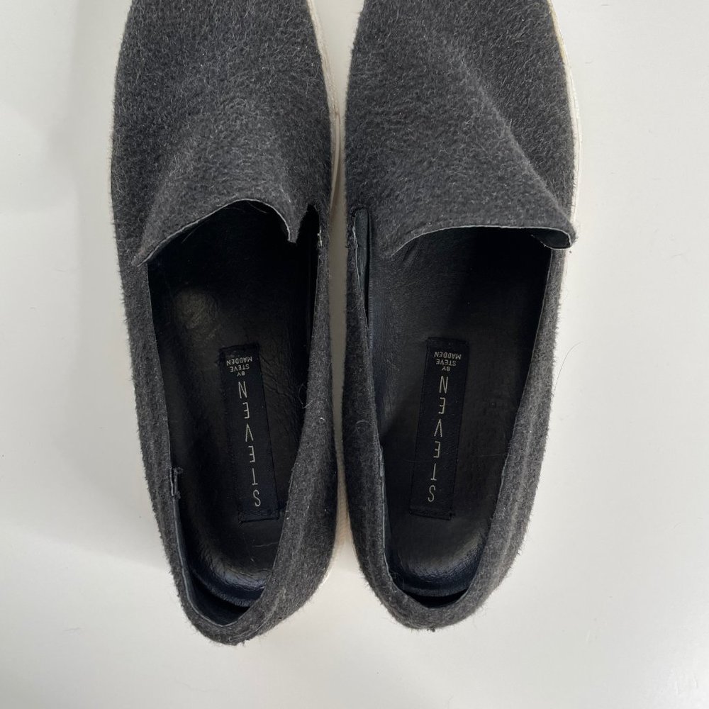 Steven by Steve Madden Arden Felt Look Slip Ons - Picture 8 of 8